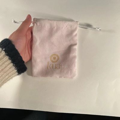 Custom Microfiber Schmuck Verpackungstüte mit Logo Customized Logo Briefmuster Typ