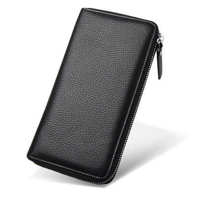 Slim Genuine Wallet Holder Tasche aus echtem Leder mit Custom Logo von Customized