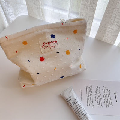 Box-Stil Kuhhaut Make-up-Tasche maßgeschneiderte Druck tragbare Damen Handtaschen Kosmetik Tasche