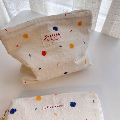 Box-Stil Kuhhaut Make-up-Tasche maßgeschneiderte Druck tragbare Damen Handtaschen Kosmetik Tasche