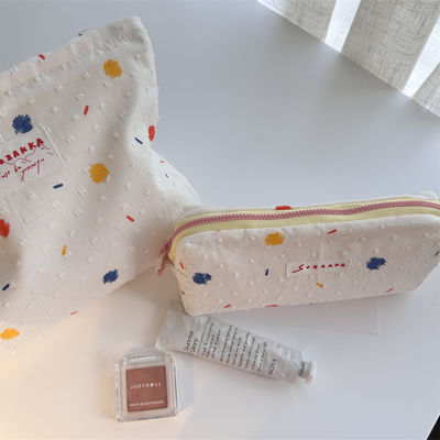 Box-Stil Kuhhaut Make-up-Tasche maßgeschneiderte Druck tragbare Damen Handtaschen Kosmetik Tasche
