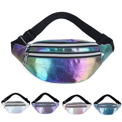Stylische Farb-Holographische Tasche für Mädchen aus Laser PU-Material