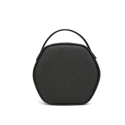 Klares Pu-Leder, benutzerdefiniertes Logo, Schönheitsmake-up, Reise-Kosmetik-Tasche, praktische Kosmetik