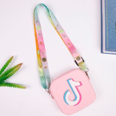 Mini-Quadrat-Jelly-Taschen für kleine Mädchen Modische und funktionelle Münzbörse inklusive