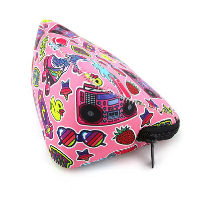 Personalisierte Logo Neopren Sublimation Kosmetik Tasche Make-up Taschen für Damen Handtaschen