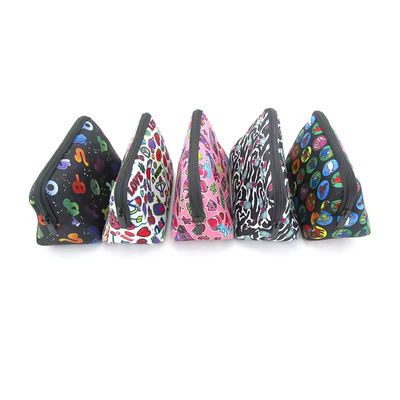 Personalisierte Logo Neopren Sublimation Kosmetik Tasche Make-up Taschen für Damen Handtaschen
