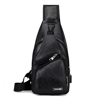 Unisex PU Leder Brustbeutel für Männer kundenspezifische Farbe Messenger Tasche
