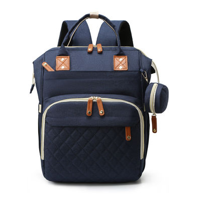 Customized Logo Mummy Baby Tasche Windel Rucksack mit Reisebett und Wechselstation