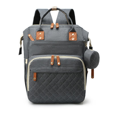 Customized Logo Mummy Baby Tasche Windel Rucksack mit Reisebett und Wechselstation