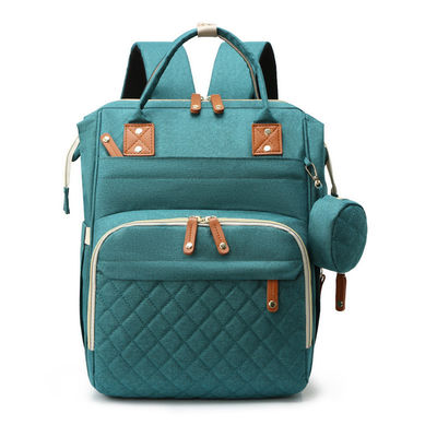 Customized Logo Mummy Baby Tasche Windel Rucksack mit Reisebett und Wechselstation