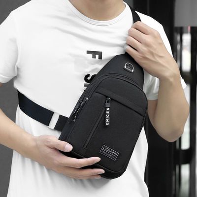 Unisex Outdoor Casual Sport Messenger Tasche Kleine Einzel-Schultertasche für Männer Brusttasche