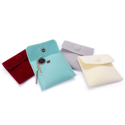 OEM/ODM Akzeptable Mikrofiber Schmuckstüten Custom Logo Ohrringe Taschen für Ankünfte