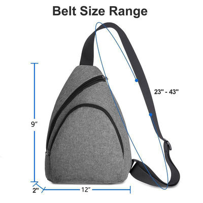 Stil maßgeschneiderte Tote Tasche Unisex Nylon Sport Tasche wasserdicht Fanny Pack Messenger Brust Tasche