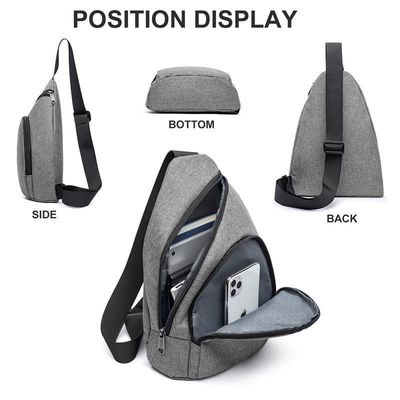 Stil maßgeschneiderte Tote Tasche Unisex Nylon Sport Tasche wasserdicht Fanny Pack Messenger Brust Tasche