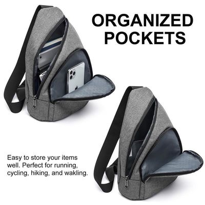 Stil maßgeschneiderte Tote Tasche Unisex Nylon Sport Tasche wasserdicht Fanny Pack Messenger Brust Tasche