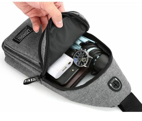 Vielseitige Custom Logo Messenger Tasche Ideal für Männer lässige Büro oder Date Ausflüge