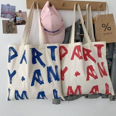 Neueste Mode-Style Weibliche Eine Schulter Einfache OEM-Druck-Einkaufstüte für Frauen