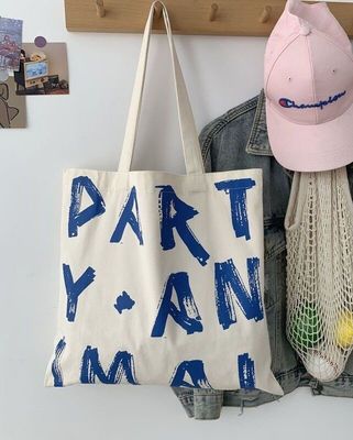Neueste Mode-Style Weibliche Eine Schulter Einfache OEM-Druck-Einkaufstüte für Frauen