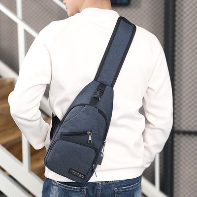 OEM ODM Akzeptabel Fanshion Laufsport Taille Tasche für Männer Portable Brust Schulter Tasche