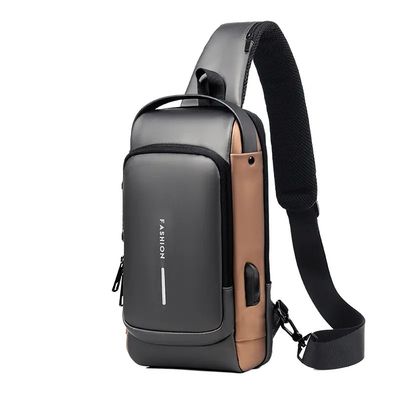 2023 Neueste Mode Männer Crossbody Sling Bag mit wasserdichtem Design und Custom Logo