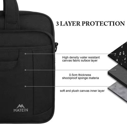 Personalisierte Soft Bag Männer Messenger Tasche für Geschäftsbüro Anwalt Attache Fall in schwarz