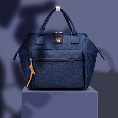 Druckmuster Nylon Leichtgewicht Outdoor-Reise Windel Rucksack Große wasserdichte Windel Tasche