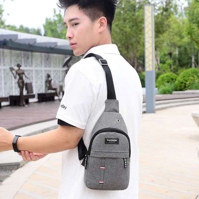 Jugend Unisex Taille Tasche Kleiner Rucksack für Sport Trend Feste Farbe Einfach Schulter Messenger Tasche