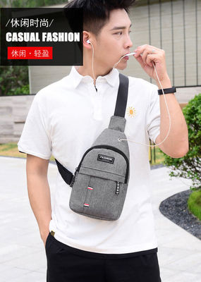 Jugend Unisex Taille Tasche Kleiner Rucksack für Sport Trend Feste Farbe Einfach Schulter Messenger Tasche