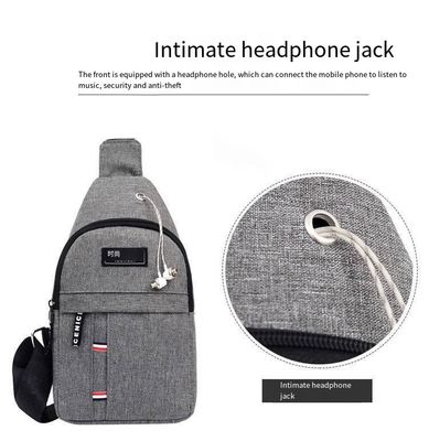 Jugend Unisex Taille Tasche Kleiner Rucksack für Sport Trend Feste Farbe Einfach Schulter Messenger Tasche