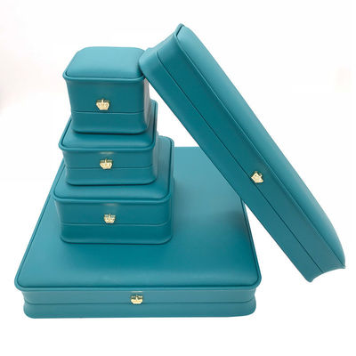 Schmuck-Speicher-Display-Kase mit kundenspezifischer LED-Lichtring-Box und -Tasche