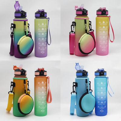 Customized Logo Neopren Wasserflaschenkühlgerät mit verstellbarem Schultergurt und Tasche