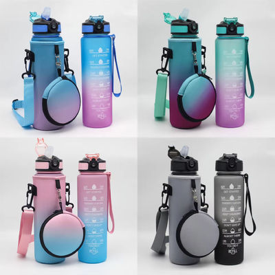 Customized Logo Neopren Wasserflaschenkühlgerät mit verstellbarem Schultergurt und Tasche
