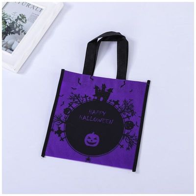 Halloween-Dekorationen Requisiten Kind Portable Kürbis Tuch Süßigkeiten Tasche für Kinder Party