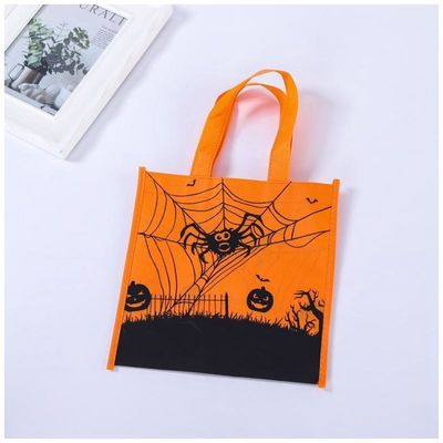 Halloween-Dekorationen Requisiten Kind Portable Kürbis Tuch Süßigkeiten Tasche für Kinder Party