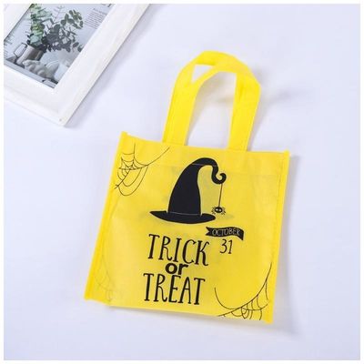 Halloween-Dekorationen Requisiten Kind Portable Kürbis Tuch Süßigkeiten Tasche für Kinder Party