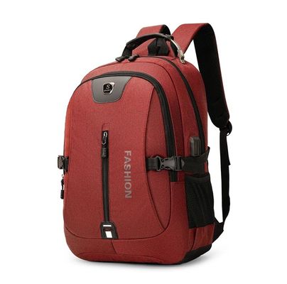 Hauptmaterial Oxford Custom Logo USB Schul Rucksack für Gelegenheitssport und Laptop