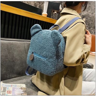 OEM/ODM Akzeptable Mode-Tasche Schul Rucksack Taschen Wasserdichte Plüssig Rucksack für Kinder