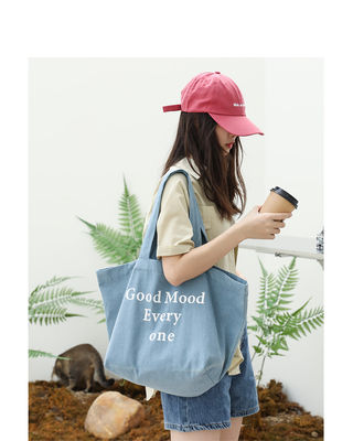 All Seasons Vintage Denim Brief-Tote-Tasche für große Kapazität und mehr