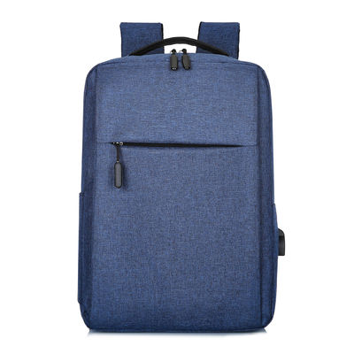 Schwarz Custom Logo Unisex Ergonomie Diebstahlschutz Smart Nylon Laptop Rucksäcke mit USB