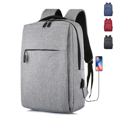 Schwarz Custom Logo Unisex Ergonomie Diebstahlschutz Smart Nylon Laptop Rucksäcke mit USB