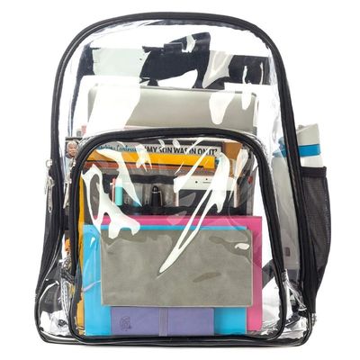 Individuelle Schwerlast-PVC-Schulrucksack-Tasche für transparente Schultasche