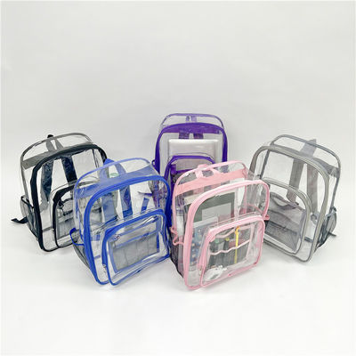 Individuelle Schwerlast-PVC-Schulrucksack-Tasche für transparente Schultasche