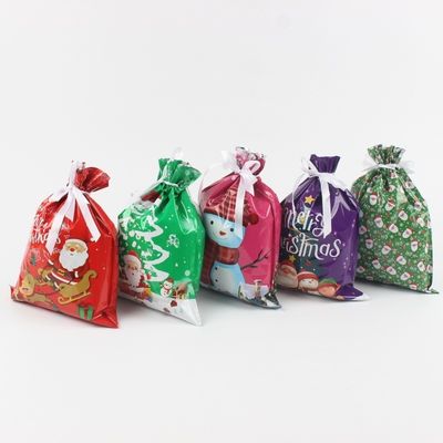 Wiederverwertete Materialien Digitaldruck Papierfolie Kunststoff Weihnachtsgeschenke Verpackungstüten