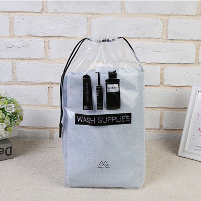 Custom Logo gedruckte Zeichnung String Tasche für Make-up und Geschenkverpackung Neueste Modisch