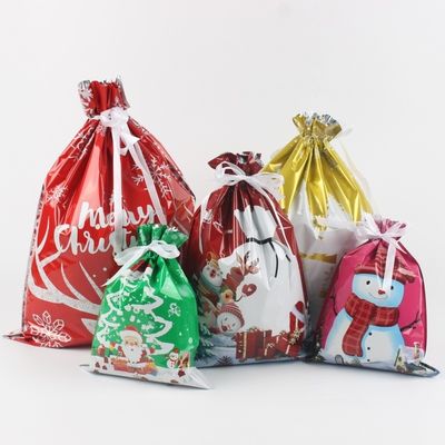 Wiederverwertete Materialien Digitaldruck Papierfolie Kunststoff Weihnachtsgeschenke Verpackungstüten