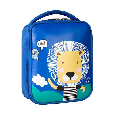 Farbige Zeichentrickfilm Dinosaurier Raum Isolierte Kinder Mittagessen Box Tasche mit Isolierung