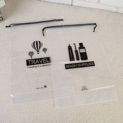 Custom Logo gedruckte Zeichnung String Tasche für Make-up und Geschenkverpackung Neueste Modisch