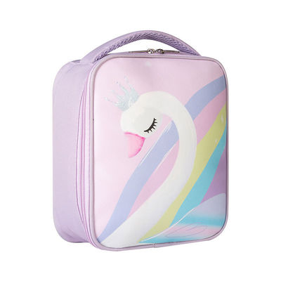 Farbige Zeichentrickfilm Dinosaurier Raum Isolierte Kinder Mittagessen Box Tasche mit Isolierung