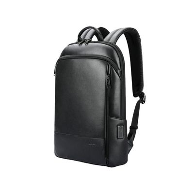 Personalisieren Sie den Leder-Laptop-Rucksack mit USB-Ladestation