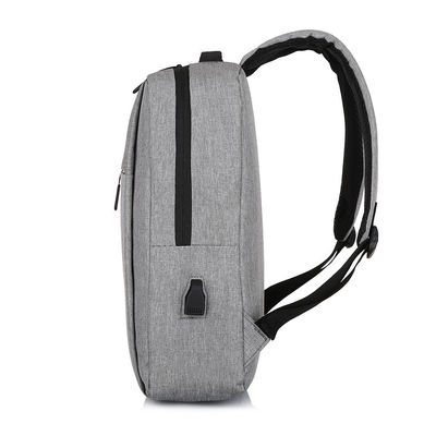 Benutzerdefiniertes Logo Modestil Reise-Schule-College-Tasche Smart USB Laptop-Tasche für Computer